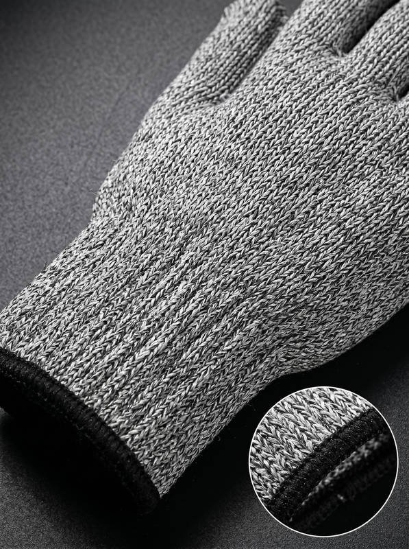 EN388 Level 5 HPPE Cut Resistant Gloves | FDA Food Grade, Breathable & Comfortable Work Gloves - Image 3