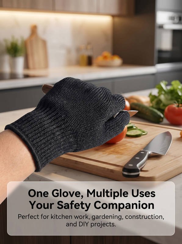 ANSI Cut Level 5 Gloves | Breathable Steel Wire Knit for Maximum Comfort - Image 4