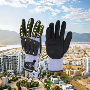 Shock Absorption Anti-collision Outdoor Riding Motorcycle Racing Gloves Mechanical Protective TPR Gloves