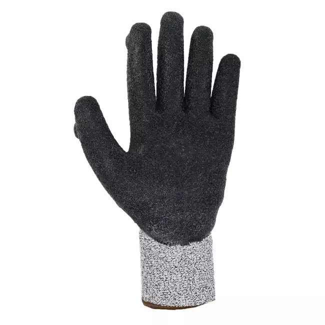 SONICE Wrinkled Nitrile Back Safety Work Glove Cotton Lined Anti-Collision Bead Knitted Impact Resistant CE EN388 Certified - Image 2