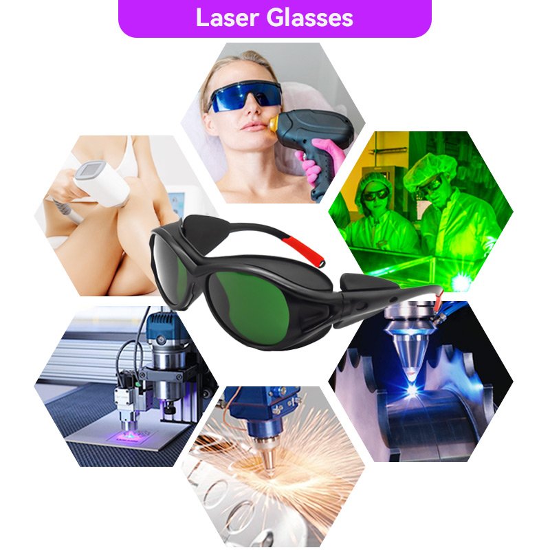 200nm-2000nm OD7 CE EN207 Fiber Cutting Welding Goggles Eye Protection Protective Ipl Hair Removal Goggle Laser Safety Glasses - Image 6
