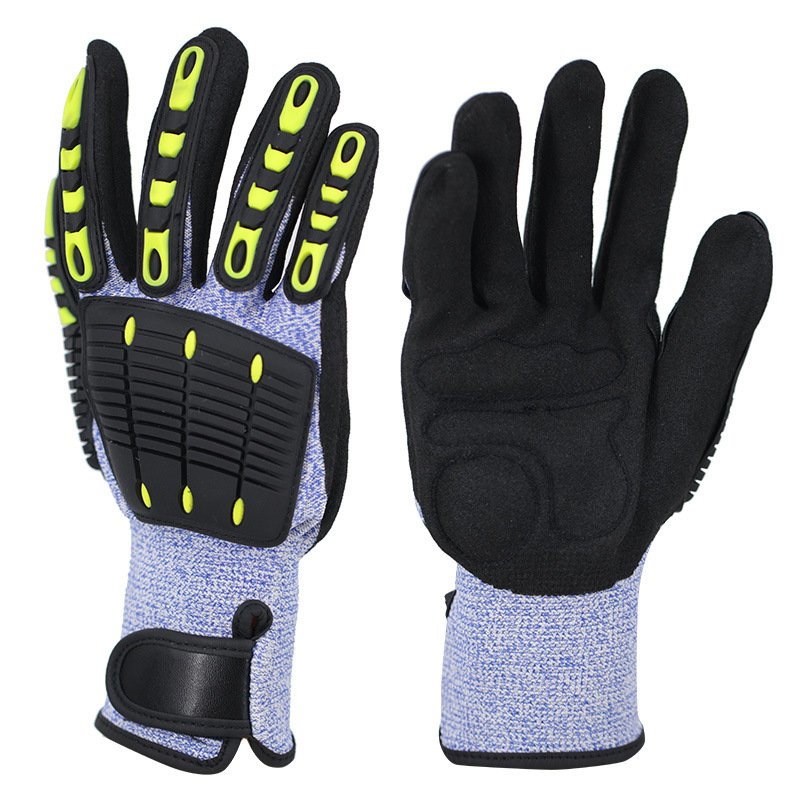 Shock Absorption Anti-collision Outdoor Riding Motorcycle Racing Gloves Mechanical Protective TPR Gloves - Image 6