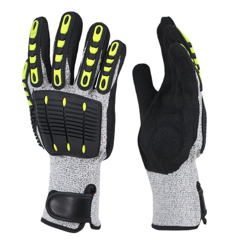 Shock Absorption Anti-collision Outdoor Riding Motorcycle Racing Gloves Mechanical Protective TPR Gloves - Image 3