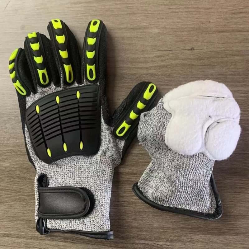 Shock Absorption Anti-collision Outdoor Riding Motorcycle Racing Gloves Mechanical Protective TPR Gloves - Image 4
