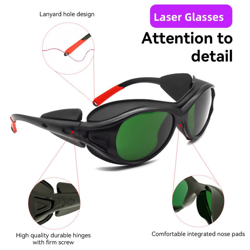 200nm-2000nm OD7 CE EN207 Fiber Cutting Welding Goggles Eye Protection Protective Ipl Hair Removal Goggle Laser Safety Glasses - Image 5