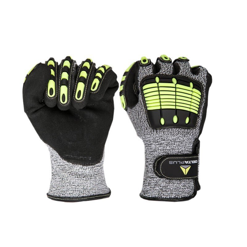 High-intensity Work Shockproof Equipment Cut-resistant and Cold-resistant Nitrile-coated Anti-collision Gloves - Image 3