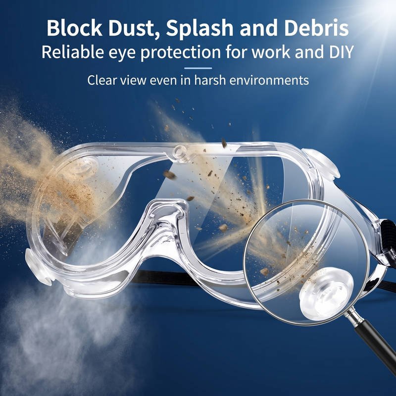 Anti-Fog Impact Safety Goggles ANSI-Level Protection, All-Day Comfort Fit - Image 2