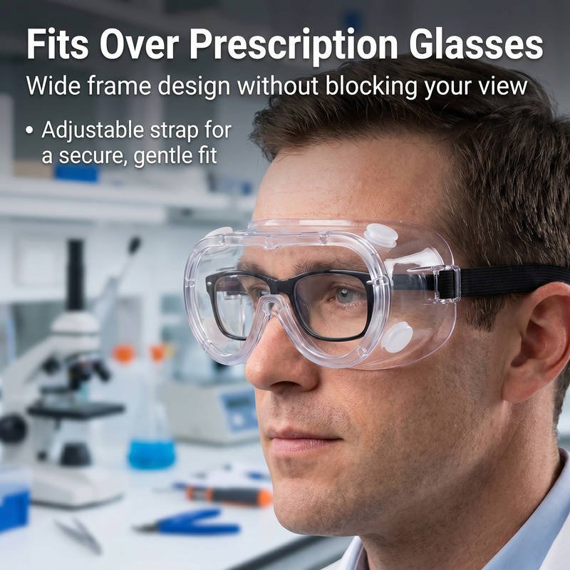 Anti-Fog Impact Safety Goggles ANSI-Level Protection, All-Day Comfort Fit - Image 4